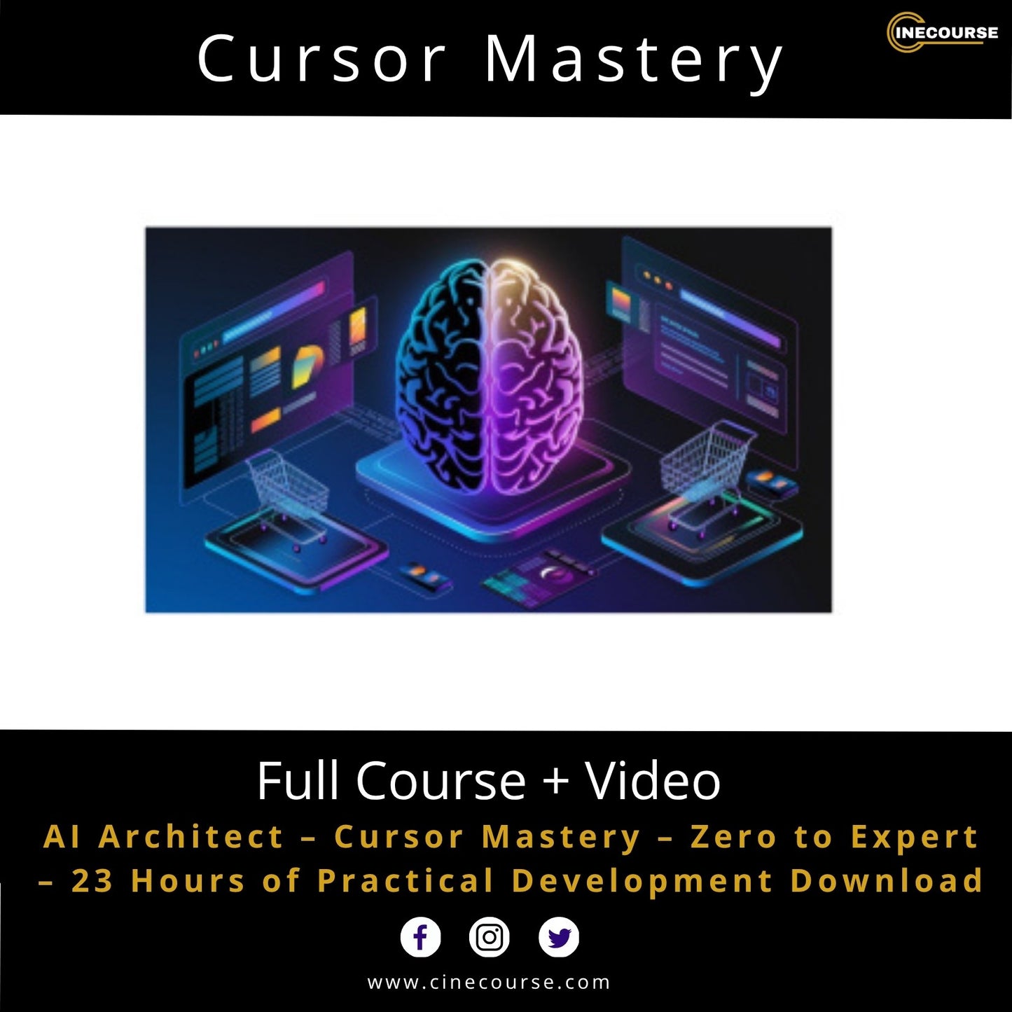 AI Architect Cursor Mastery Zero to Expert AI Development Course Cover