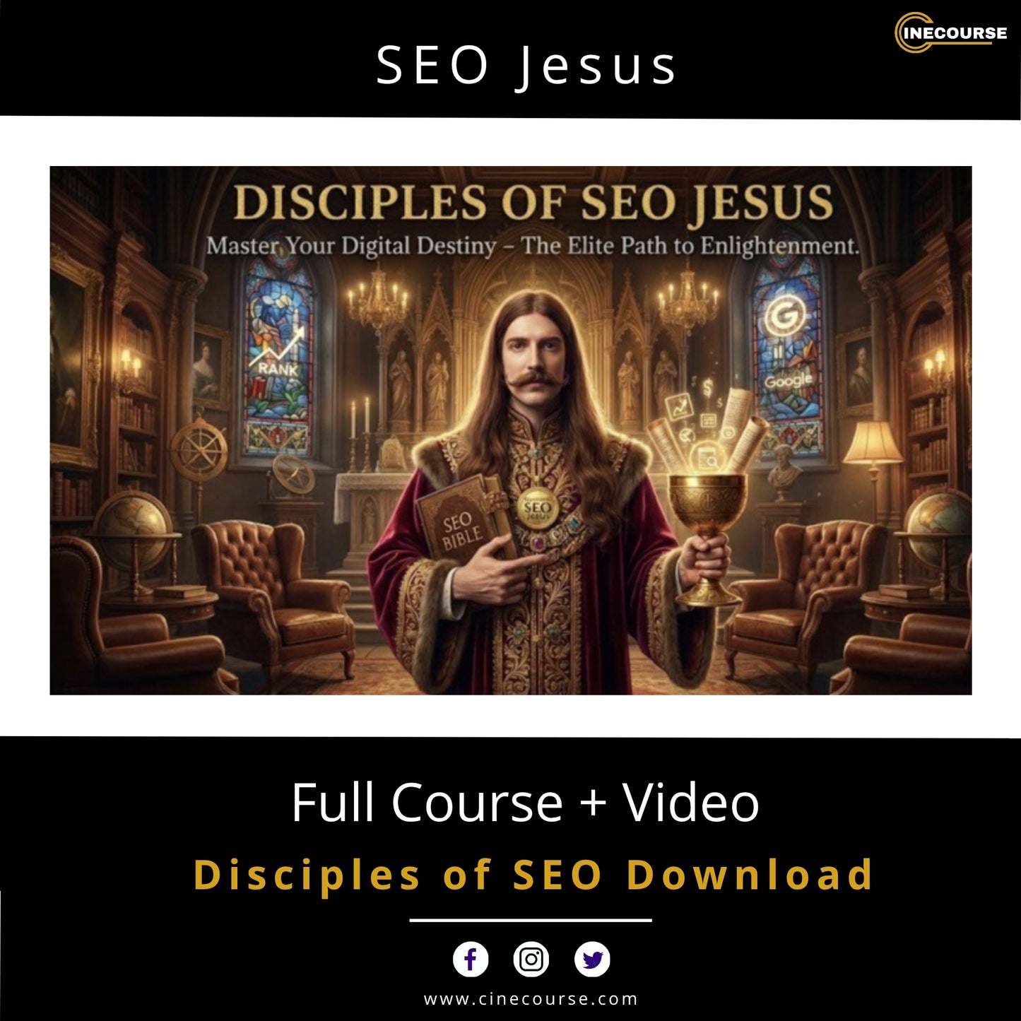 SEO Jesus Disciples of SEO Advanced SEO Mastermind Online Course Cover