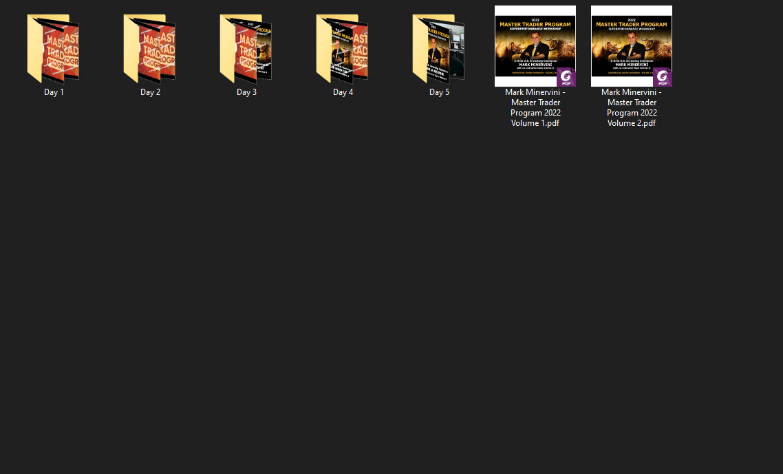 Mark Minervini – Master Trader Program 2022 | Full Course