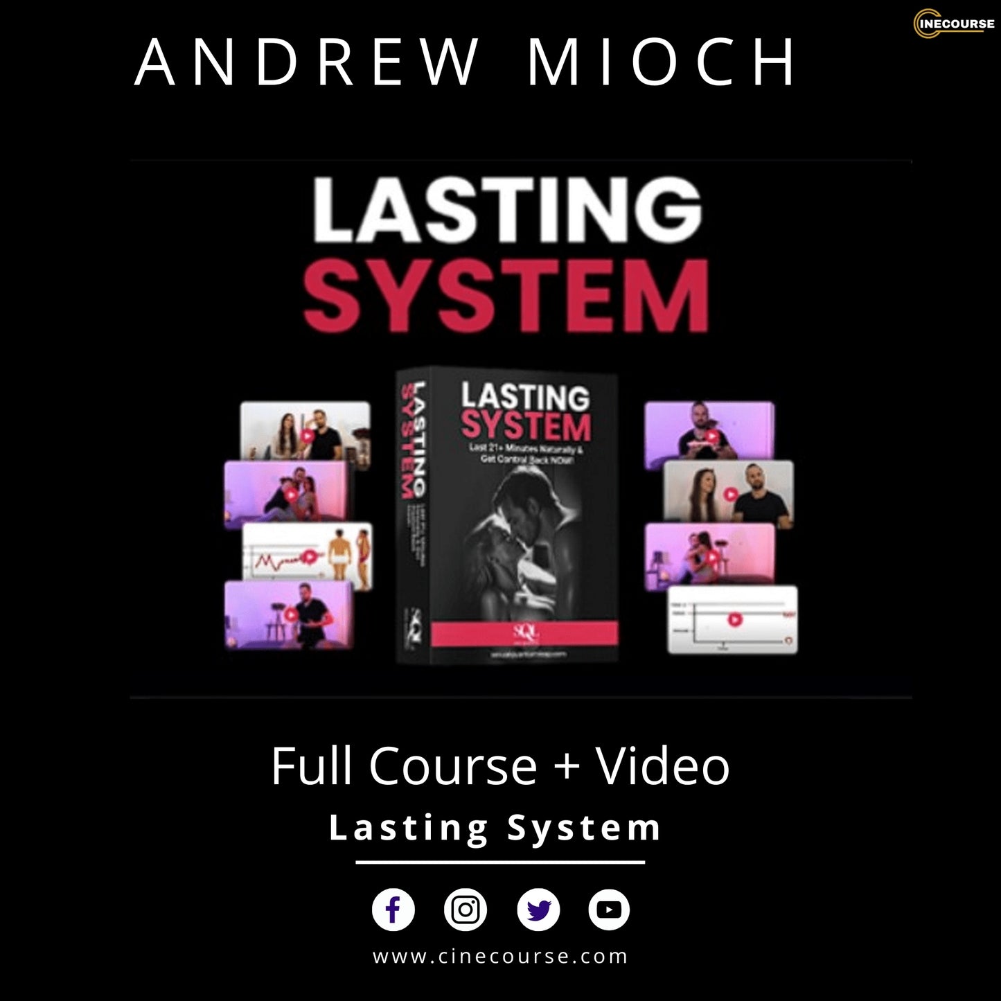 Andrew Mioch – Lasting System [2024] | Full Course + Video | Boost Confidence & Sexual Performance