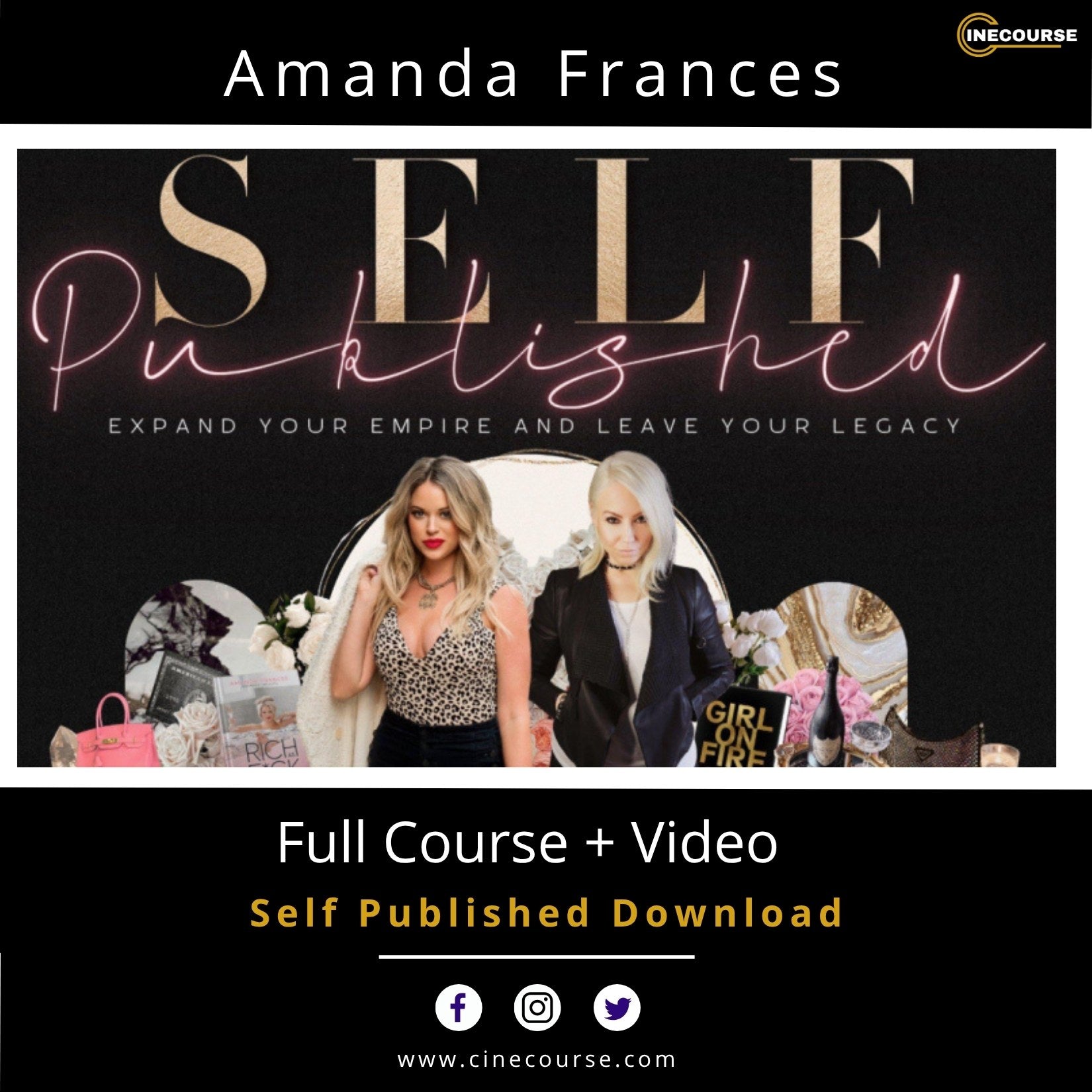Amanda Frances Self Published Self-Publishing Online Course Cover