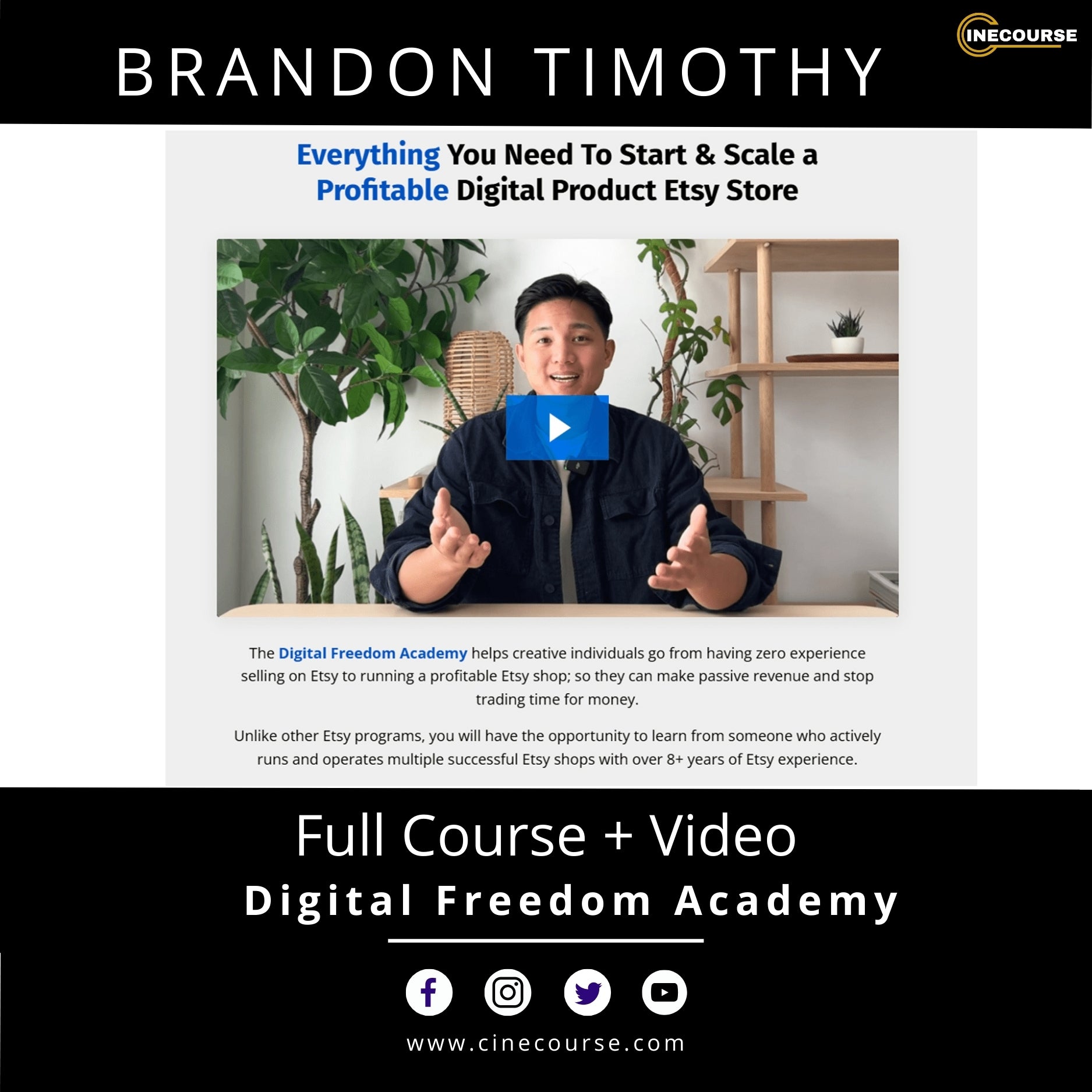Brandon Timothy – Digital Freedom Academy 2025 | Full Course