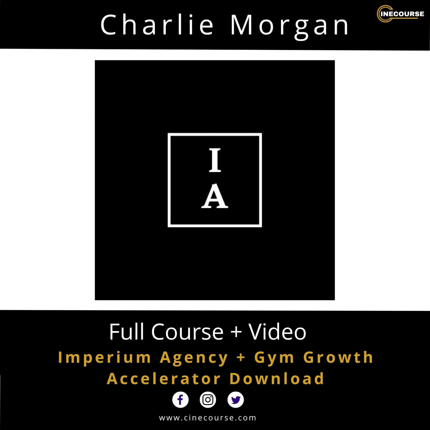 Charlie Morgan Imperium Agency & Gym Growth Accelerator Agency Growth Online Course Cover
