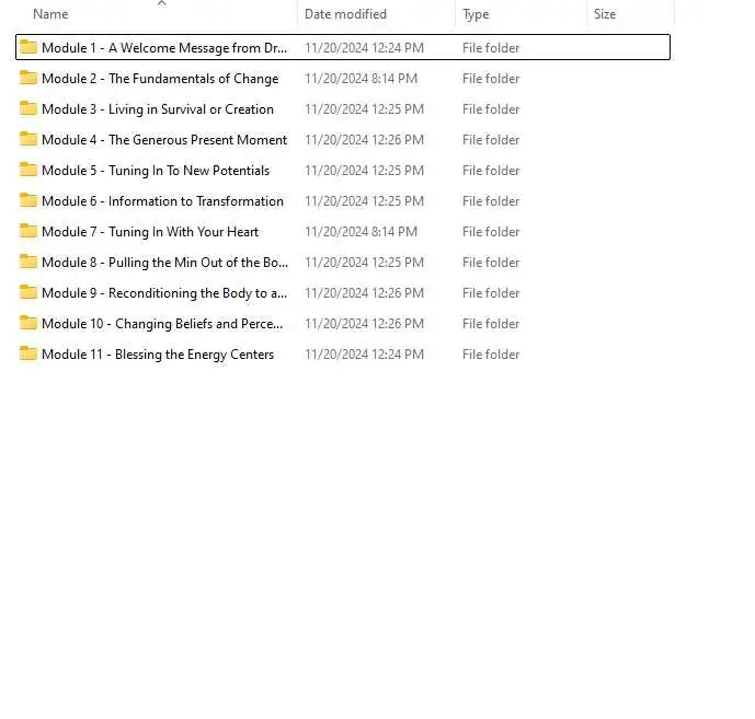Dr. Joe Dispenza – Progressive Online Course 2024 | CineCourse