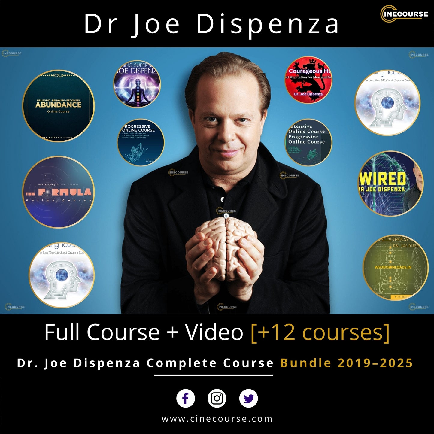 Dr Joe Dispenza Complete Course Bundle (2019 – 2025)