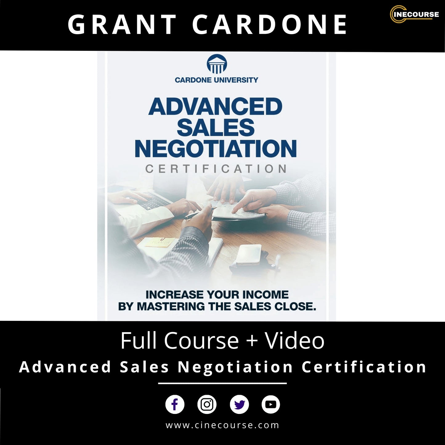 Grant Cardone – Sales Negotiation Certification 2024