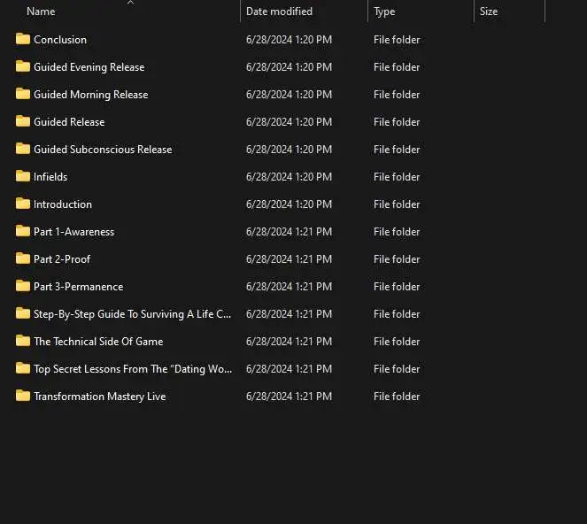 Julien Blanc – Transformation Mastery Academy - Full Course