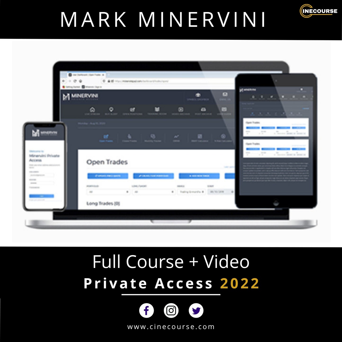 Mark Minervini – Private Access 2022 | Advanced Trading Education Program