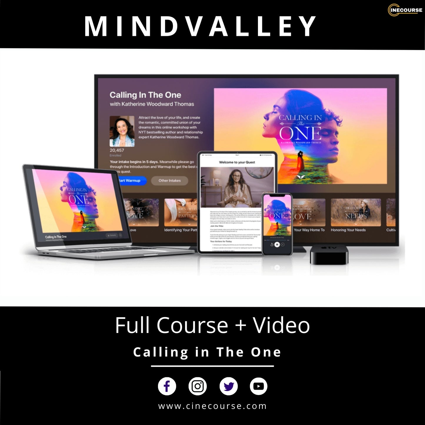 MindValley – Calling in The One [2024] | Full Course + Video | Lifetime Access & Updates
