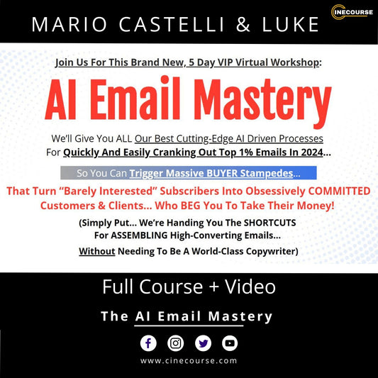 Mario Castelli & Luke – AI Email Mastery [2024] Full Course