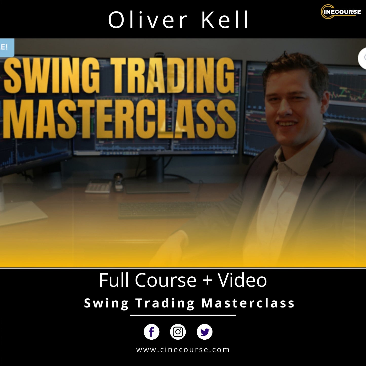 Oliver Kell – Swing Trading Masterclass [2024] | 5-Part Course + Lifetime Access