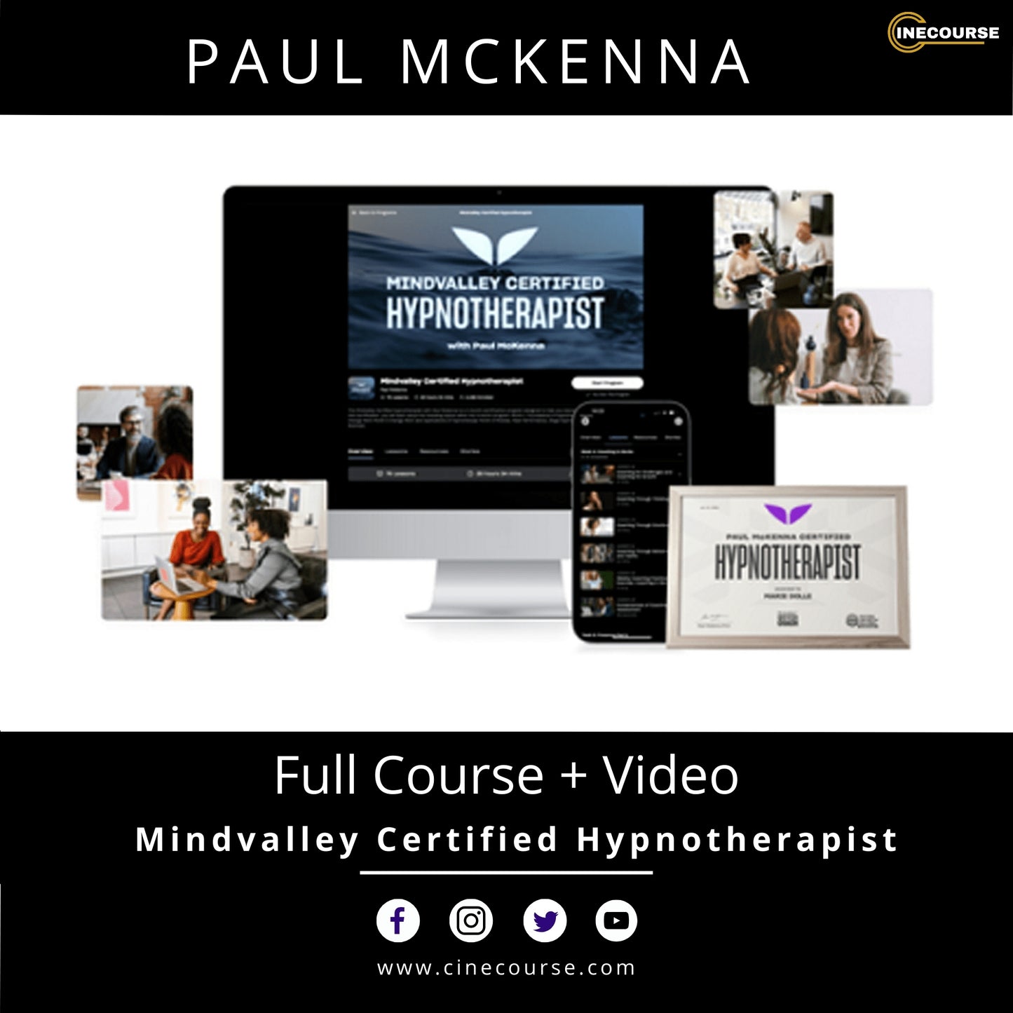Mindvalley – Paul McKenna Certified Hypnotherapist Course [2024] | Full Course + Video | Lifetime Updates