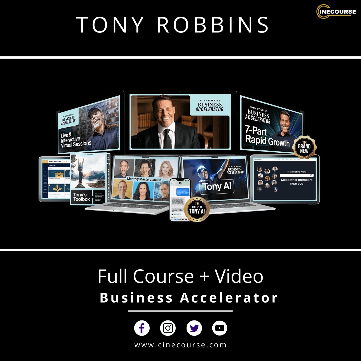 Tony Robbins – Business Accelerator Course 2025 | CineCourse