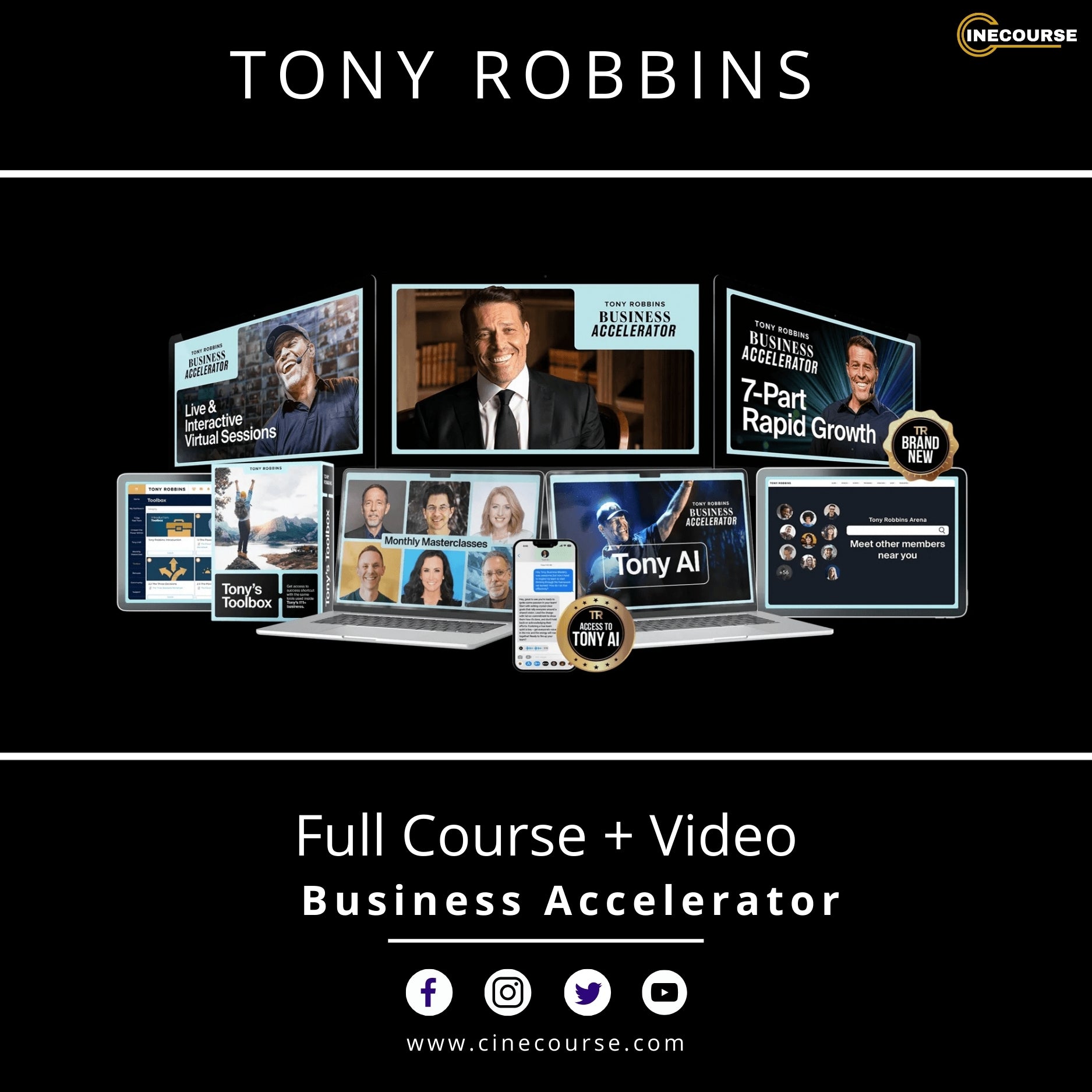 Tony Robbins – Business Accelerator Course 2025 | CineCourse
