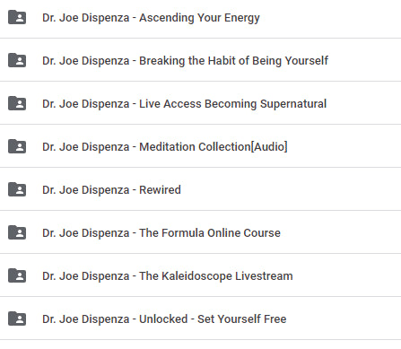 Dr. Joe Dispenza Complete Course Bundle 2019–2023 | CineCourse