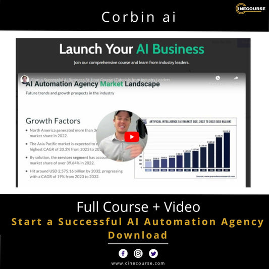 Corbin AI Start a Successful AI Automation Agency Online Course Cover